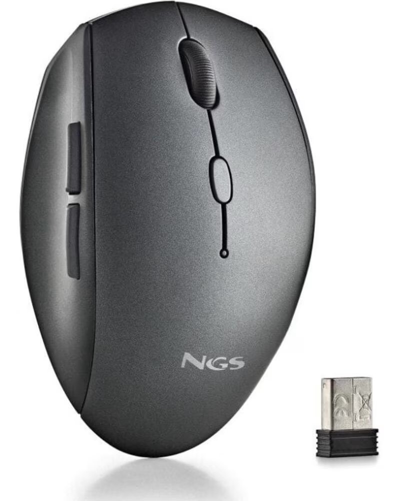 NGS KABELLOSE MAUS BEE BLACK ERGONOMISCH LEISE 1600 DPI
