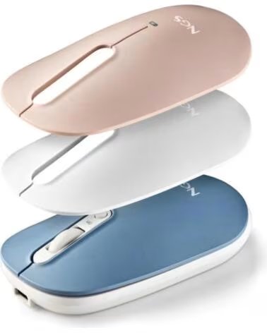 NGS Raton inalambrico recargable shell rb