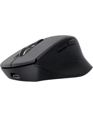TRUST Raton Inalambrico Niven Confort 26021- Bateria recargable- Hasta 3200 DPI- Negro