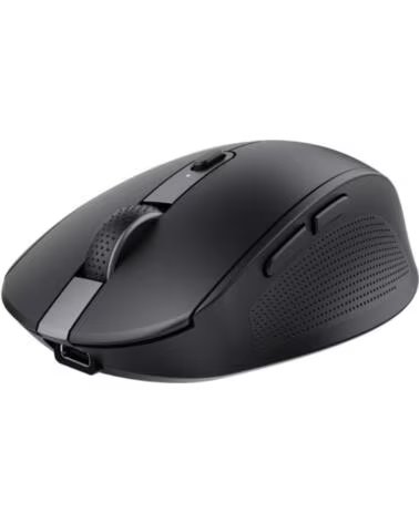 TRUST Raton Inalambrico Ozaa Compact Wireless- Bateria recargable- Hasta 3200 DPI- Negro