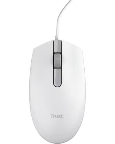 TRUST Raton TM-101- 1200 DPI- Blanco