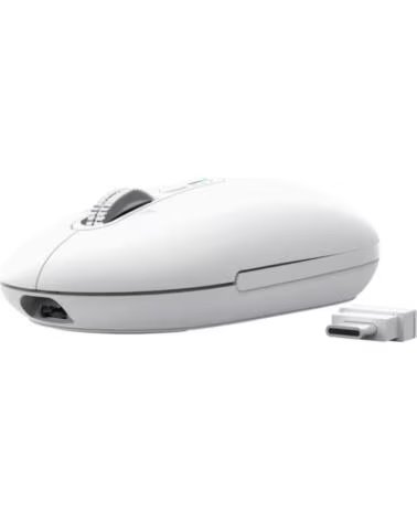 TRUST Raton Inalambrico Seron 26019- Bateria recargable- Hasta 3200 DPI- Blanco