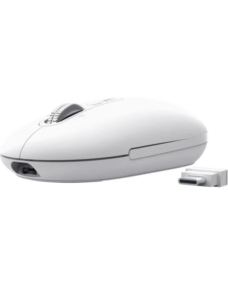 TRUST Raton Inalambrico Seron 26019- Bateria recargable- Hasta 3200 DPI- Blanco
