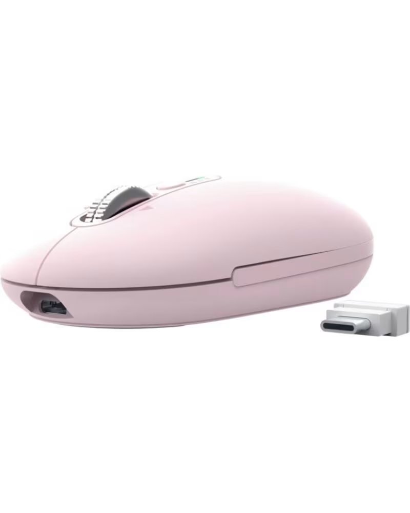 TRUST Raton Inalambrico Seron 26206- Bateria recargable- Hasta 3200 DPI- Rosa