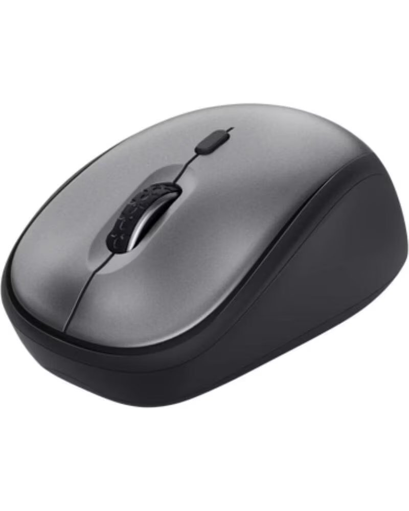 TRUST Raton Mini Inalambrico Yvi Silent- Hasta 1600 DPI- Negro