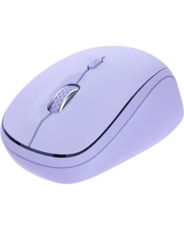 TRUST Raton Mini Inalambrico Yvi Multidispositivo- Hasta 1600 DPI- Purpura
