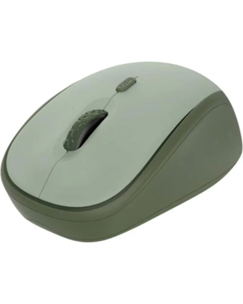 TRUST Raton Mini Inalambrico Yvi Silent- Hasta 1600 DPI- Verde