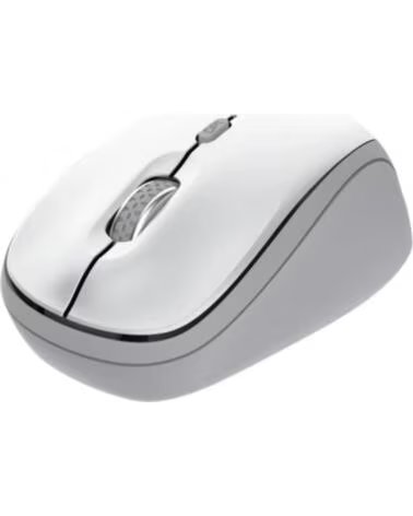 TRUST Raton Mini Inalambrico Yvi Multidispositivo- Hasta 1600 DPI- Blanco