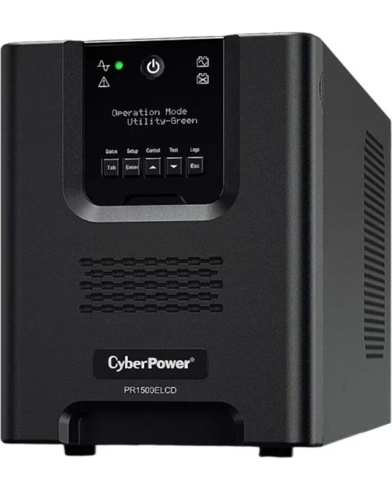 CYBERPOWER UPS LINE-INTERACTIVE PR1500ELCD 1500VA 1350W 8 PRESE TOWER