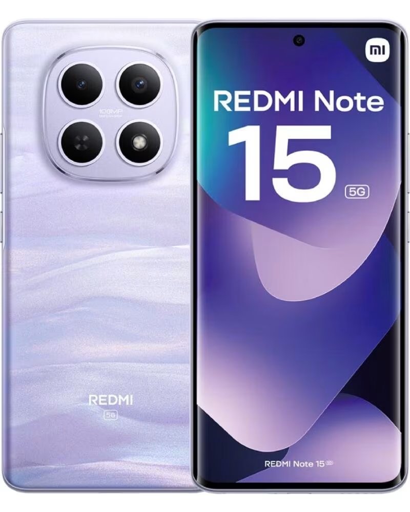 XIAOMI Smartphone Redmi Note 15 6GB- 128GB- 6 77- 5G- Purpura