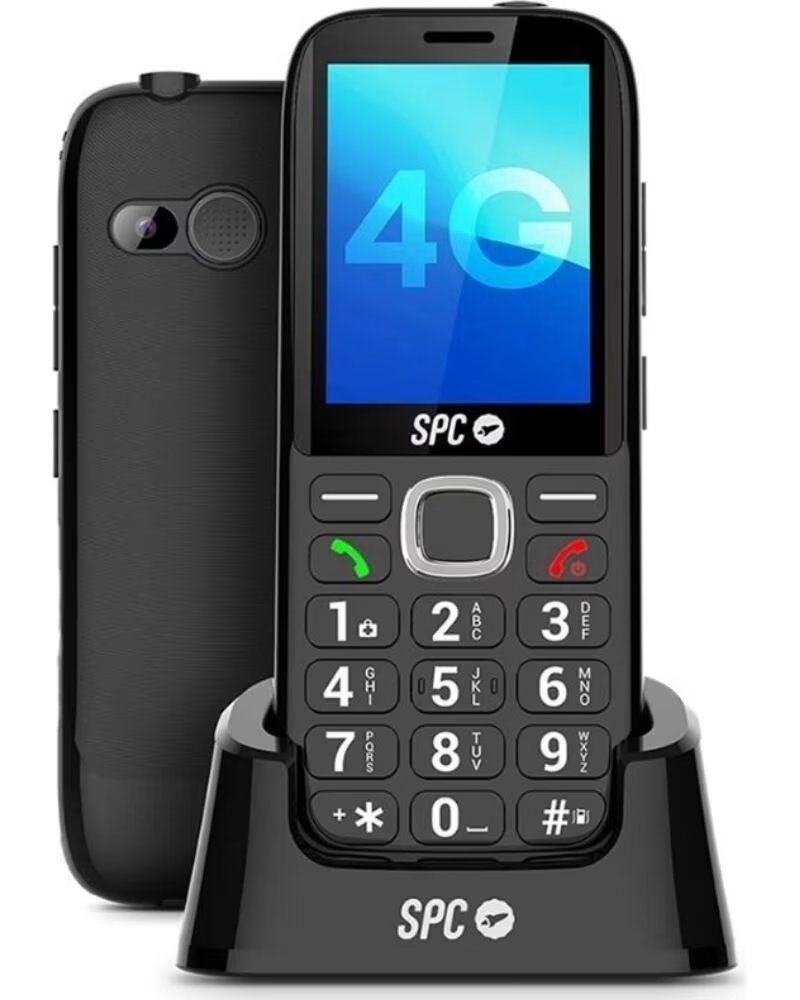 SPC Telefono movil fortune 2 4g black 2 4 pulgadas - radio fm - bt - 0 08mpx - usb tipo c