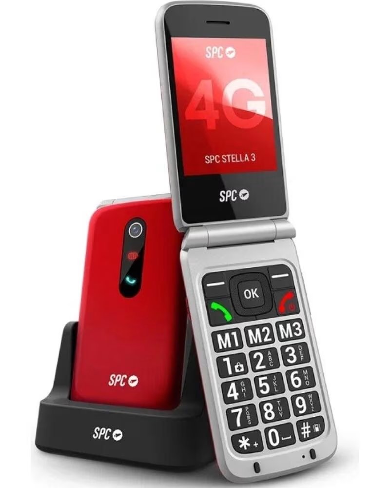 SPC Telefono movil stella 3 2339r 4g - 2 4 pulgadas - dual sim - micro sd - radio fm - bt
