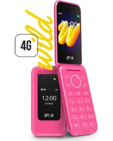 SPC Telefono Movil WILD para Personas Mayores- 4G- Rosa