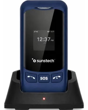 SUNSTECH Telefono Movil CELT26 para Personas Mayores- Azul