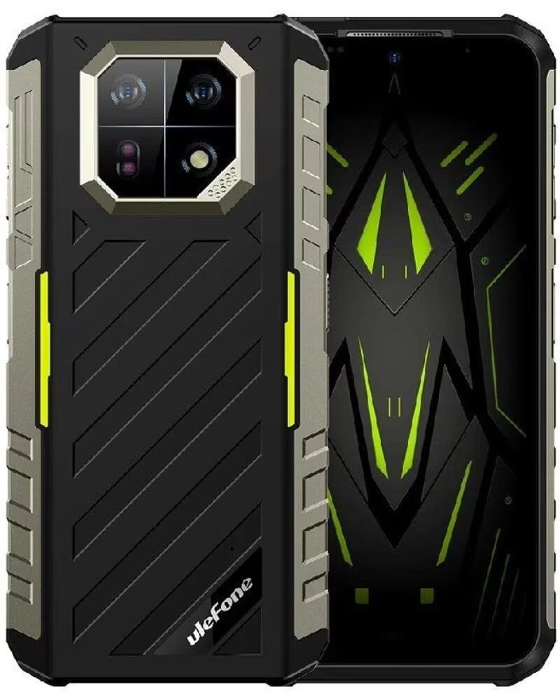 ULEFONE Smartphone Rugerizado Armor 22 8GB- 128GB- 6 58- Negro y Verde