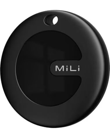 LEOTEC Localizador EasyTag Dual- Negro- Incluye Llavero Marron