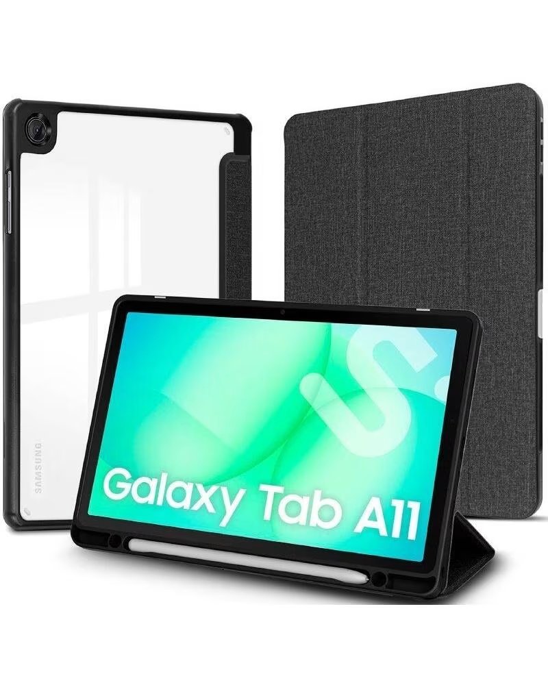 SUBBLIM Funda Clear Shock Case para Samsung A11 8 7- Negra