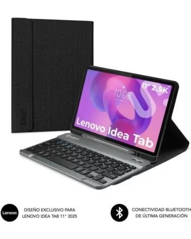 SUBBLIM Funda con Teclado Keytab Pro BT Lenovo Idea Tab 11 2025- Negra