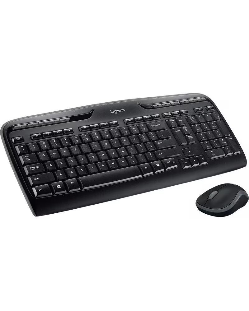 LOGITECH Teclado mouse mk330 wireless inalambrico usb 2 0 negro 2 4ghz