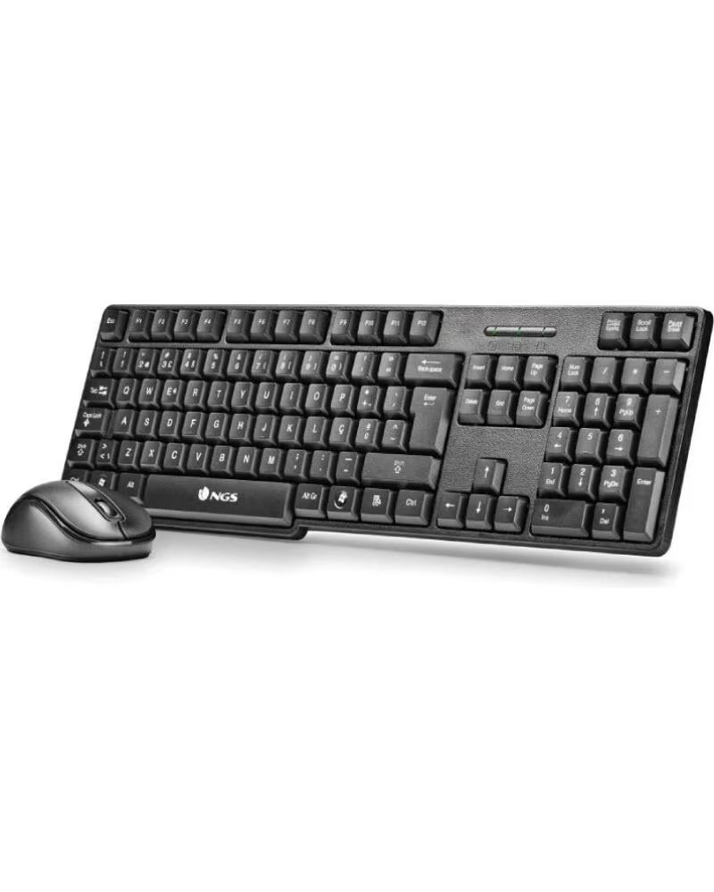 NGS Teclado y Raton Inalambricos Euphoria KIT- Portugues