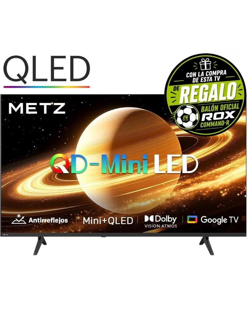 METZ Televisor QLED MiniLED 55MNH7000Z 55- Ultra HD 4K- Smart TV- WiFi