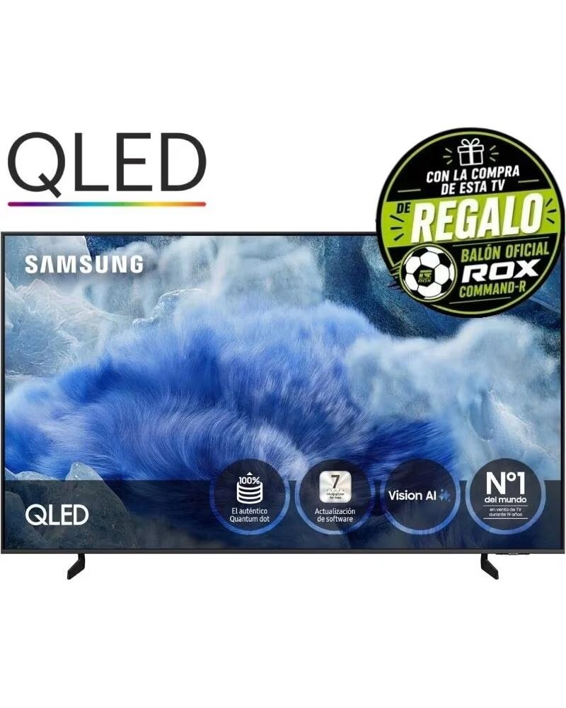 SAMSUNG Televisor QLED Q8F TQ65Q8FAAU 65- Ultra HD 4K- Smart TV- WiFi