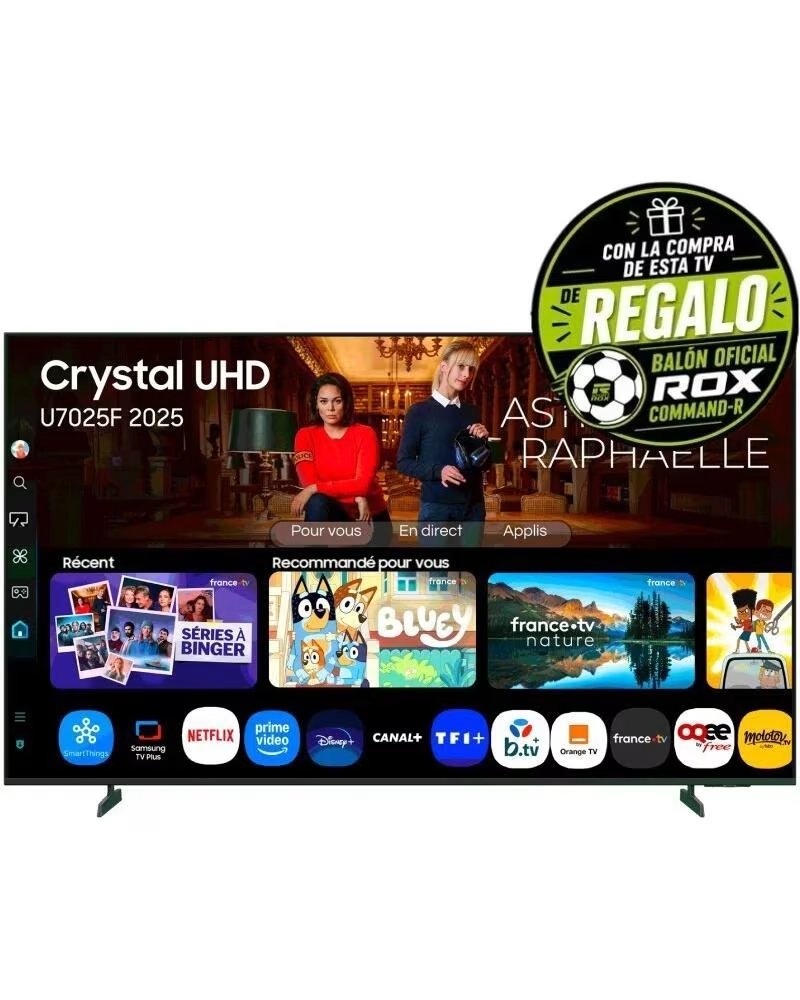 SAMSUNG Televisor Crystal UHD U7025F TU50U7025FK 50- UltraHD 4K- Smart TV- WiFi