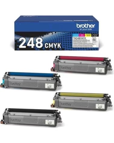 BROTHER Pack 4 toners tn248val negro - cian - amarillo - magenta 1000 paginas