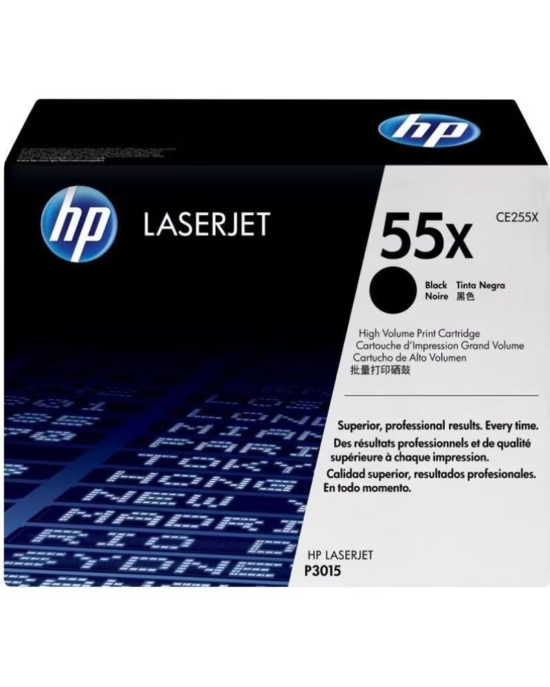 HP Toner Original nº55X XL Alta Capacidad- Negro