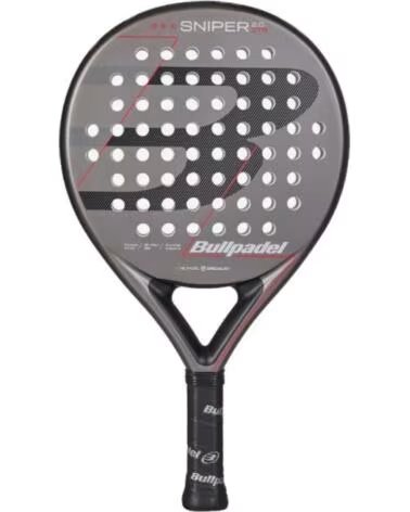 BULLPADEL PADEL-SCHLÄGER SNIPER 20 CONTROL 2026 GRAU UND ROT