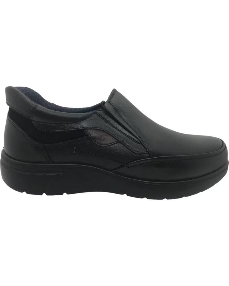 LUISETTI MEN COMFORTABLE SHOE 31010NA BLACK NEGRO
