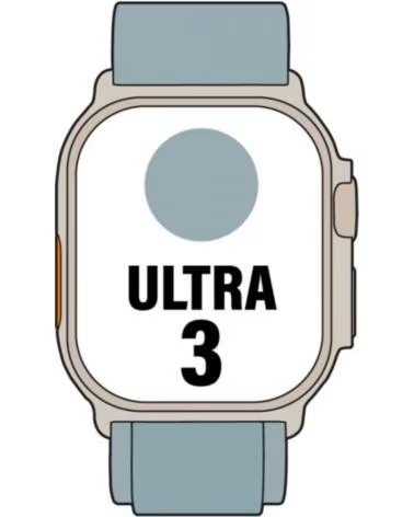 APPLE WATCH ULTRA 3 GPS CELLULAR 49MM NATURAL TITANIUM LIGHT BLUE ALPINE LOOP L