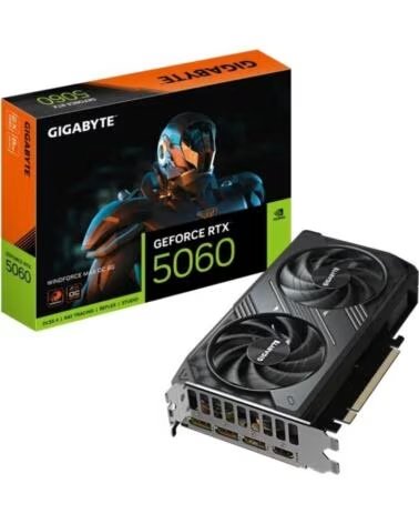 GIGABYTE Tarjeta grafica rtx 5060 windforce 8gb max gddr7 - 3x dp - 1x hdmi pci express 5 0