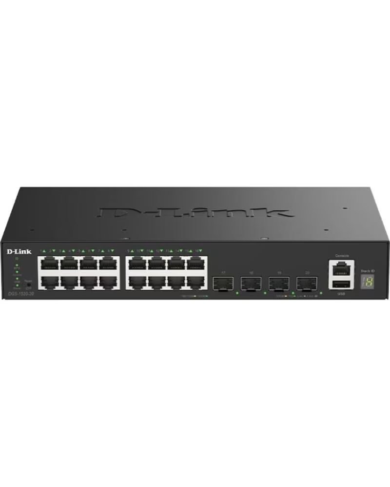 DLINK D-Link DGS-1530-20-E Switch 16xGb 4x10G SFP
