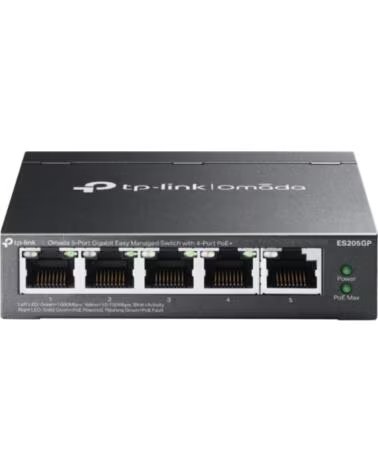 TP-LINK OMADA SWITCH ES205GP 5 PORTS RJ-45 10/100/1000 POE+
