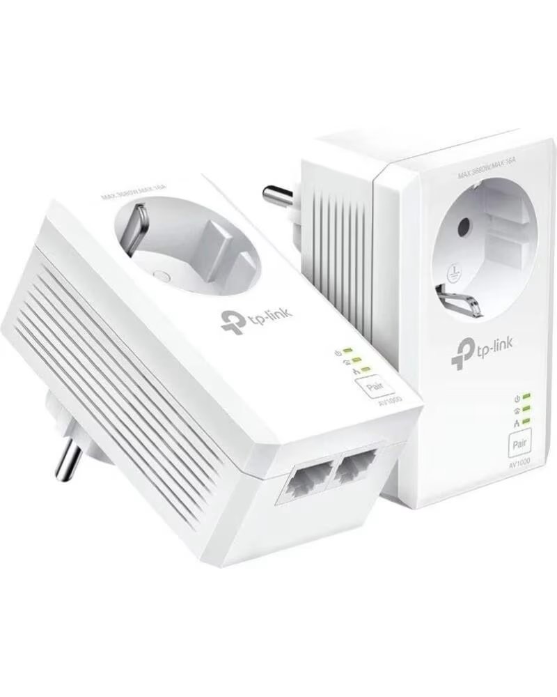 TP-LINK Adaptador Powerline TL-PA7027P KIT 1000Mbps- Alcance 300m- Pack de 2