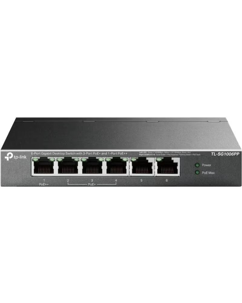 TP-LINK Switch tp - link tl - sg1006pp 6 puertos