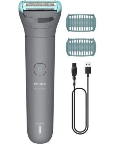 PHILIPS Cortabarbas Beardtrimmer series 3000 BG3480-15- con Bateria- 2 Accesorios