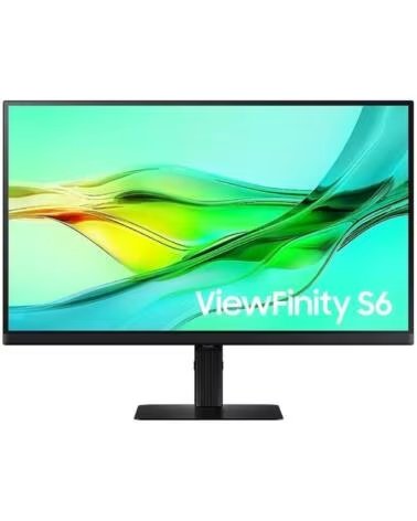 SAMSUNG Monitor Profesional ViewFinity S6 S27D600UAU 27- QHD- Regulable en altura- Negro