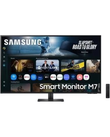 SAMSUNG Smart Monitor M7 S43FM700UU 43- 4K- Multimedia- Smart TV- Negro