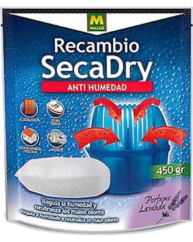 MASSO RECAMBIO SECADRY ANTIHUMEDAD 450G MULTICOLOR