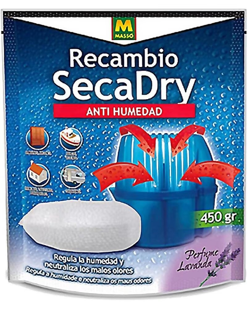 MASSO RECAMBIO SECADRY ANTIHUMEDAD 450G MULTICOLOR