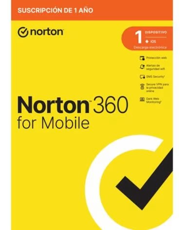 NORTON Antivirus 360 mobile espanol 1 usuario 1 dispositivo 1 ano caja generic rsp mm gum