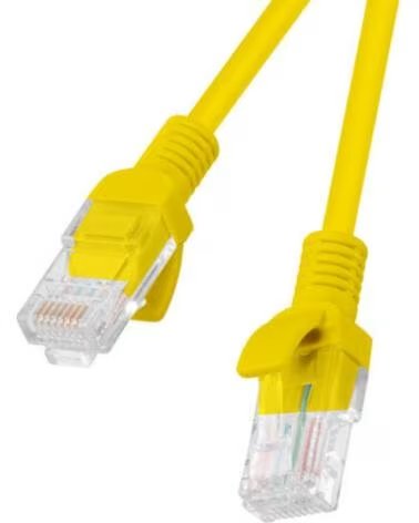 LANBERG Cable red latiguillo cat 6 utp 3m amarillo fluke passed