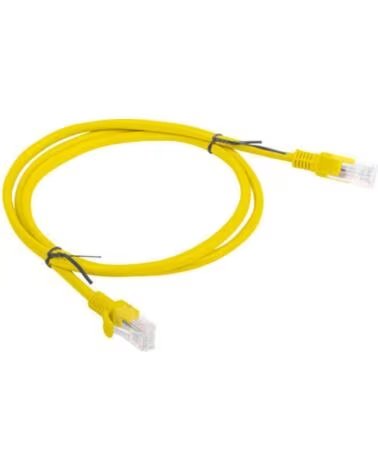 LANBERG Cable red latiguillo cat 6 utp 1m amarillo fluke passed