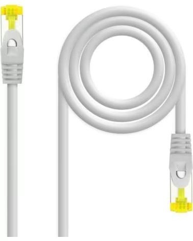 NANO CABLE Latiguillo cable red lszh - sftp cat 6a rj45 nanocable 1m gris