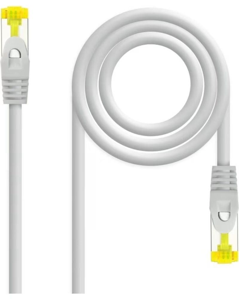 NANO CABLE Latiguillo cable red lszh - sftp cat 6a rj45 nanocable 1m gris