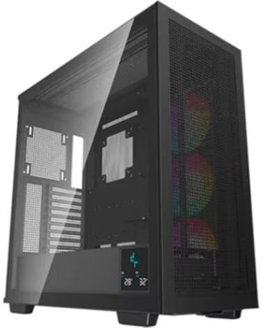 DEEPCOOL Caja ordenador gaming e - atx morpheus argb cristal templado negro