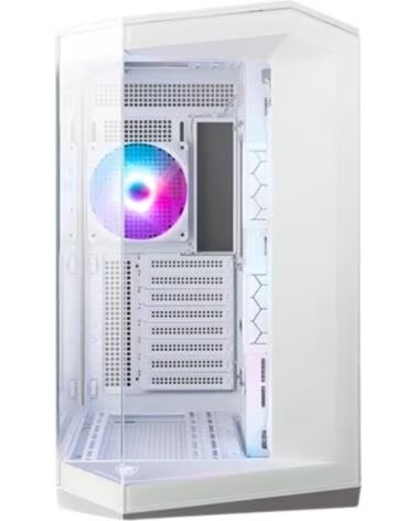 MSI Caja ordenador gaming mag pano 100r pz atx rgb cristal templado blanco