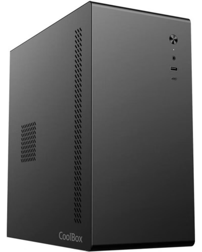 COOLBOX Caja ordenador m640c matx negra fuente 500w